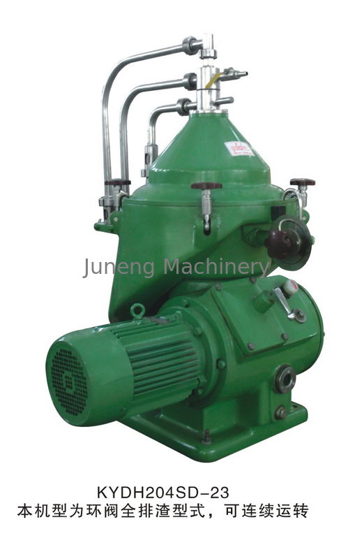 Stainless Centrifuge Lubricating / Fuel Oil Water Marine Disk Separator