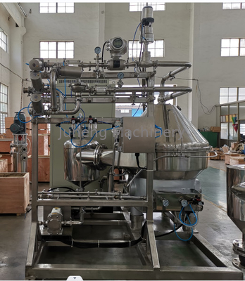 Food Standard Stainless Steel Disc Centrifuge Separator 220V For Beverage