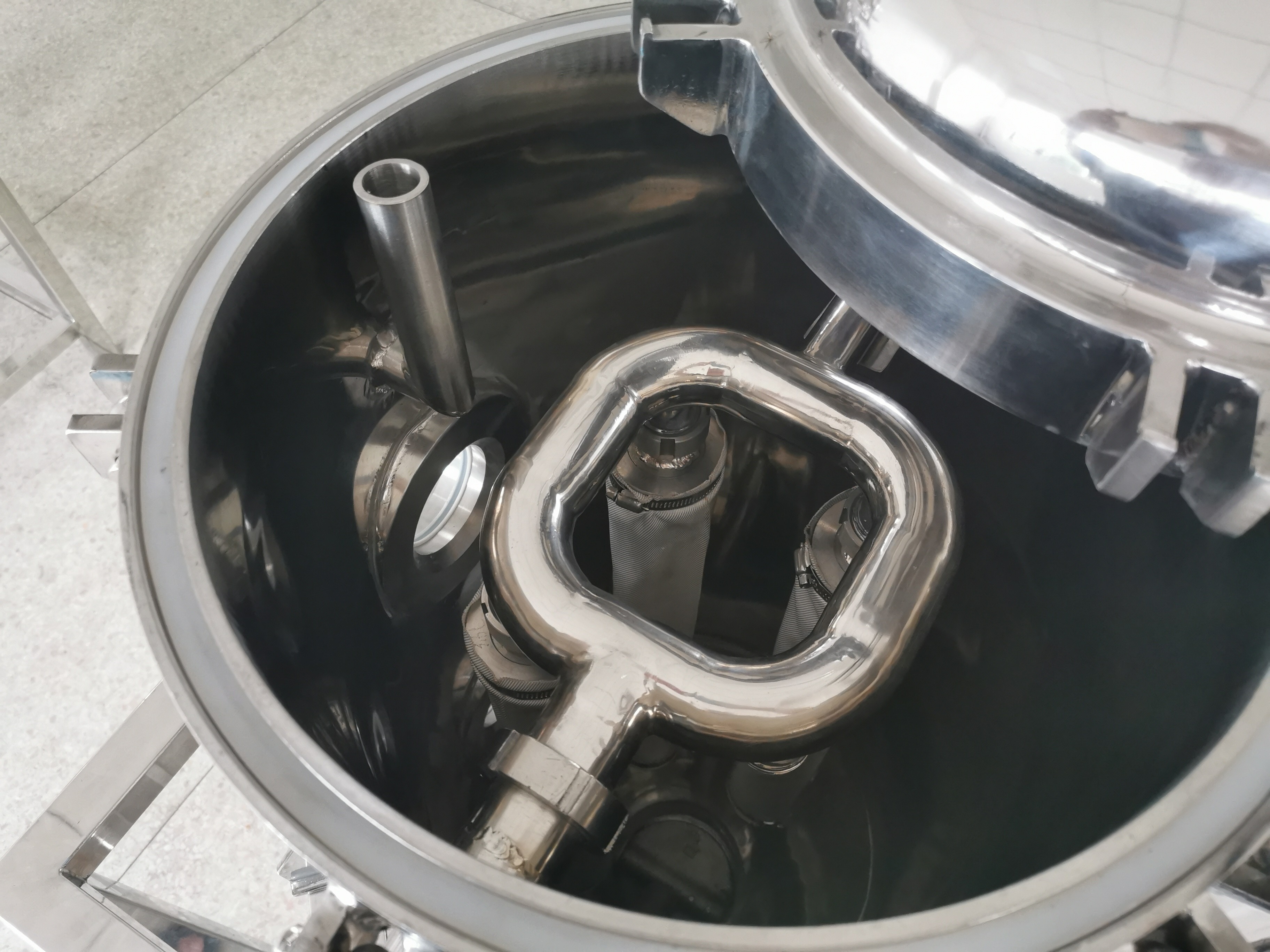 ZX stainless steel selfcleaning candle filter clarifying separation