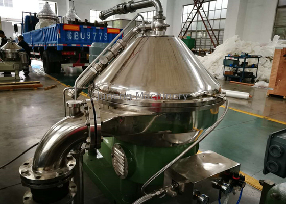 Solid Liquid Disc Centrifuge Separator 90 Kw Stainless Steel Biology Fermentation