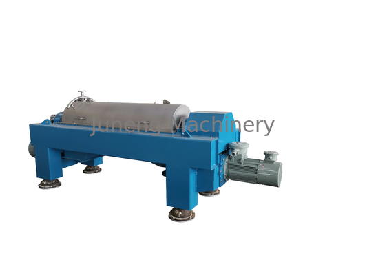 Two-phase scroll discharge decanter centrifuge stainless steel with spary