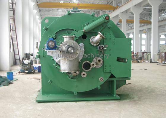 Small Solid Remove Vacuum Leaf Filter / Green Centrifugal Solid Liquid Separator