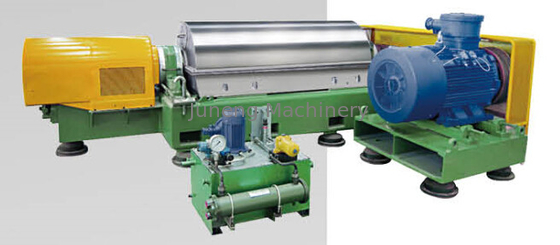 Continuous Horizontal Discharge Decanter Centrifuge For Sludge With Screw Discharging